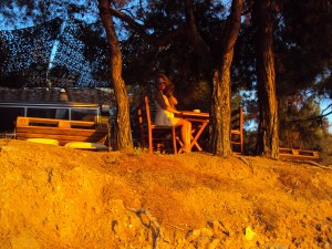 apus la Salonikios Beach