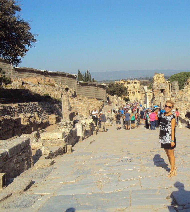 plimbare prin Efes Turcia