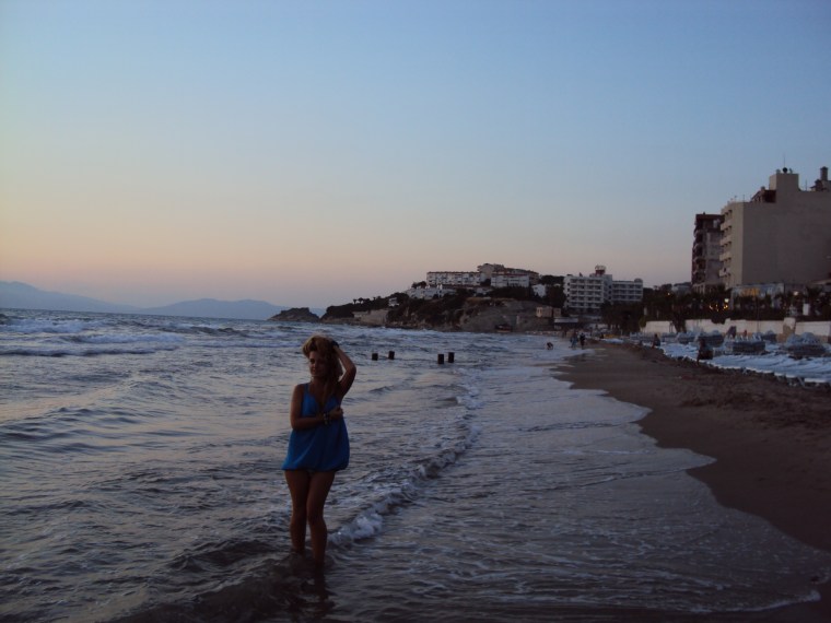 plaja cu nisip fin Kusadasi