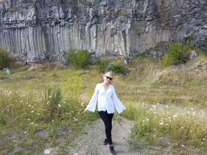 cele mai frumpase coloane de bazalt de la Racos Brasov