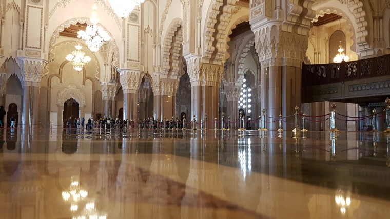 Moscheea Hassan II din Casablanca este cea mai mare moschee din Africa si a cincea din lume